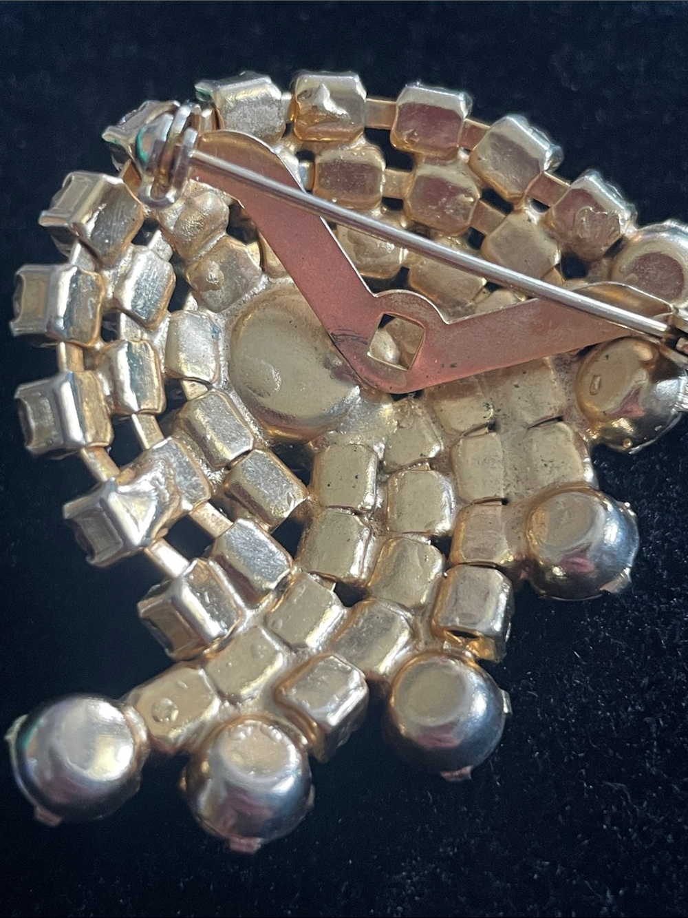 GORGEOUS Vintage Aurora Borealis Rhinestone Brooch / Pin - Picture 4 of 4